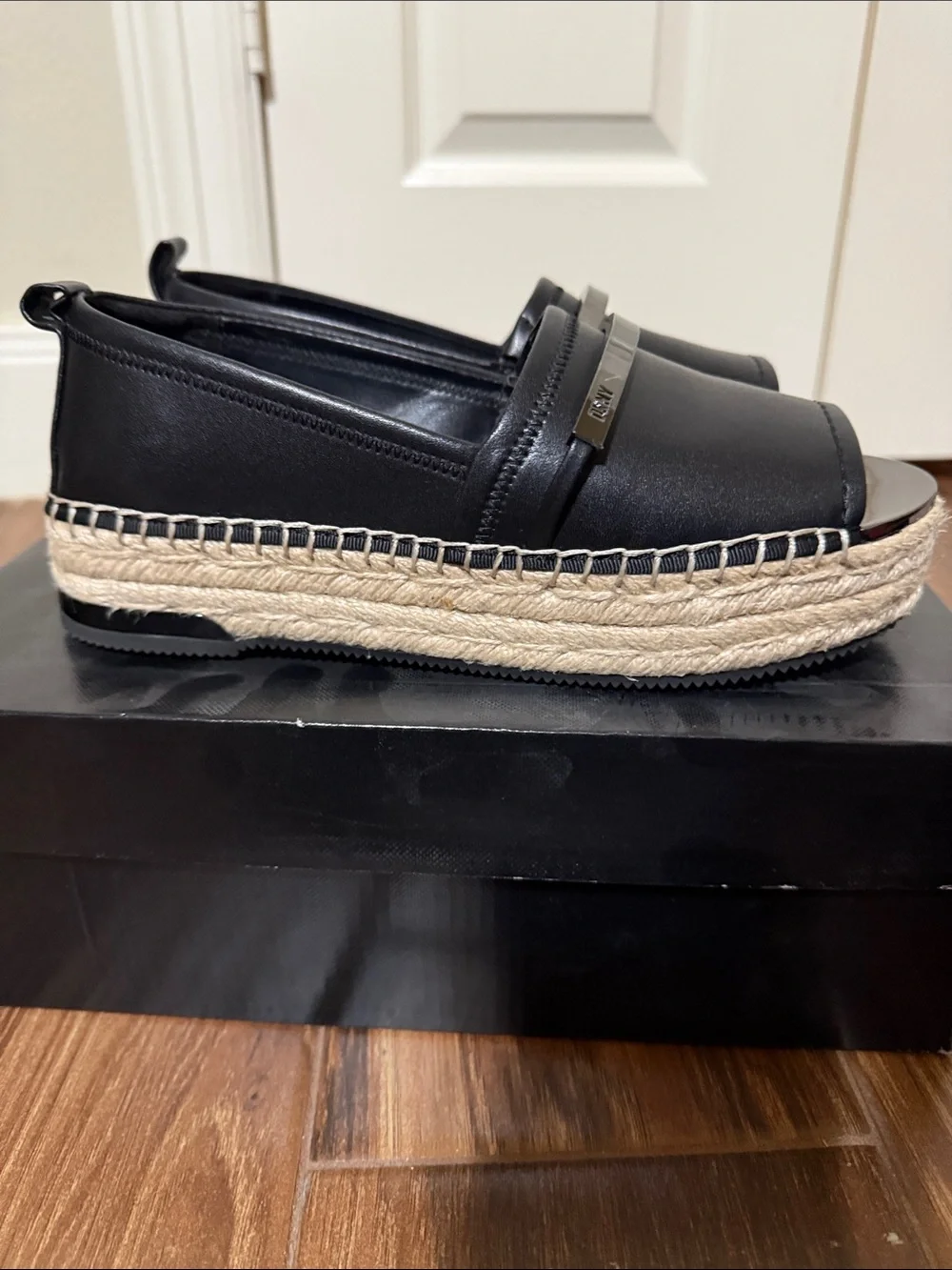 Dkny espadrille platform